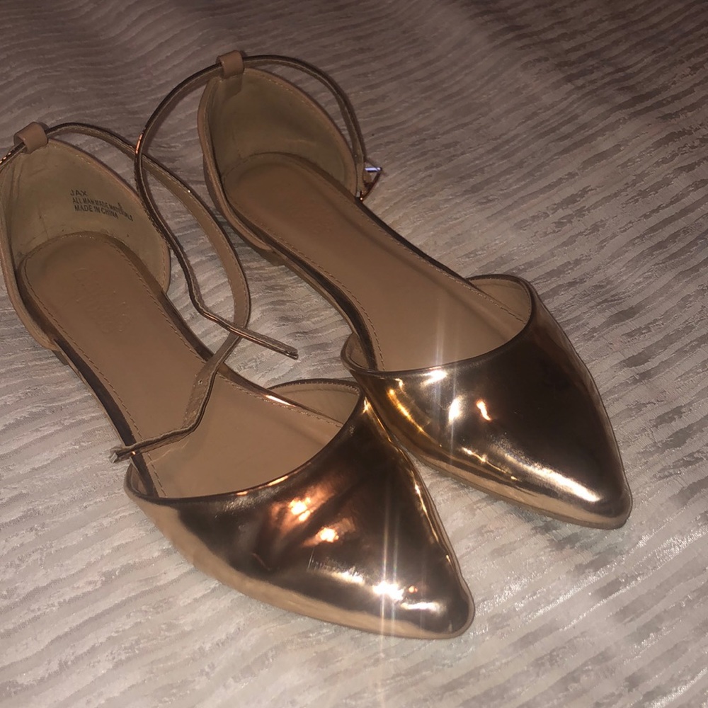 Cute Rose Gold Flats
